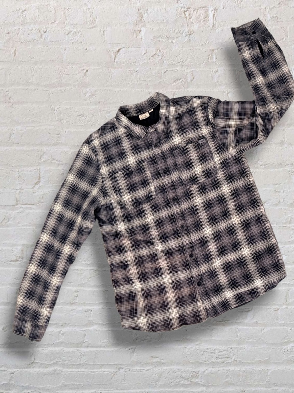 Vans Heritage Shirt Jacket Mens Large Plaid Quilted Lined Flannel Shacket